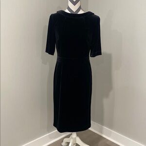 Elegant Black Velvet Dress